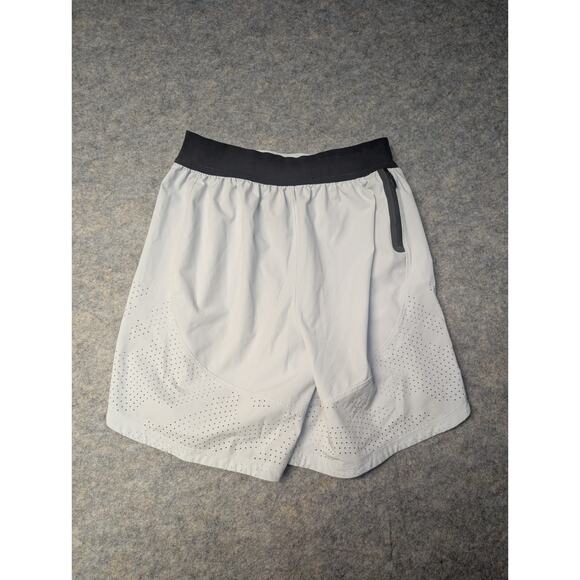 Under Armour Mens Peak Woven Shorts Gray Small Running Active Pockets - Picture 6 of 6